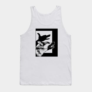 Shadow Dog Light Tank Top